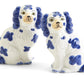 Staffordshire dogs salt and pepper blue or pink