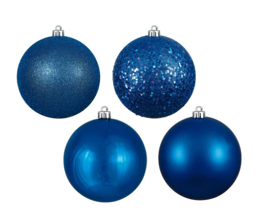6” finish ball ornament box of 4