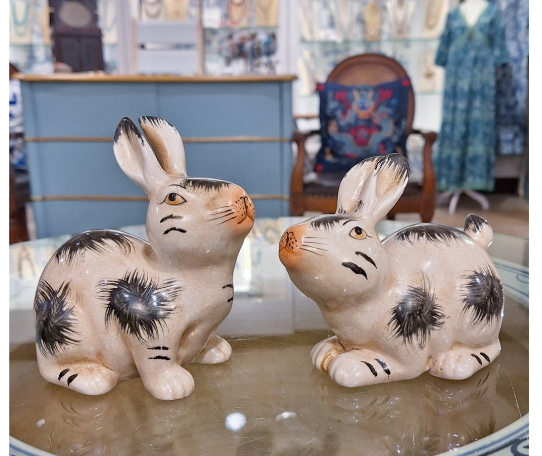 Black bunny pair
