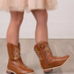 Kids' Unisex Brown Cowboy Boots