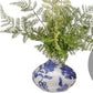 Natural touch fern in ceramic bud vase