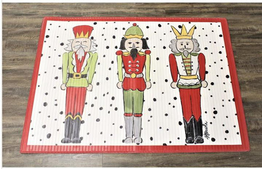 Bamboo Mat Nutcracker