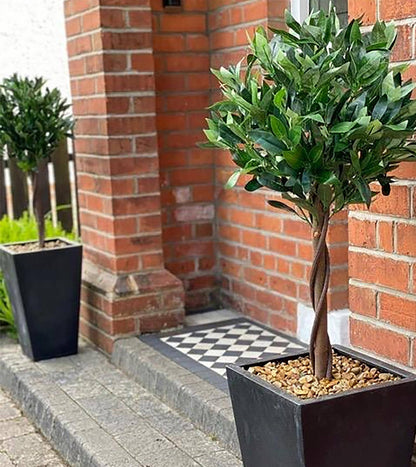 Artificial Topiary Bay Twisted Laurel Trees