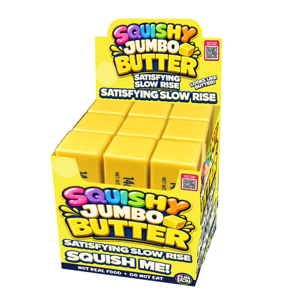 Fun Doh 10" JUMBO Butter Squish Slow Rise
