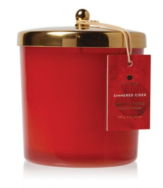 Simmered Cider Poured Candle, Harvest Red