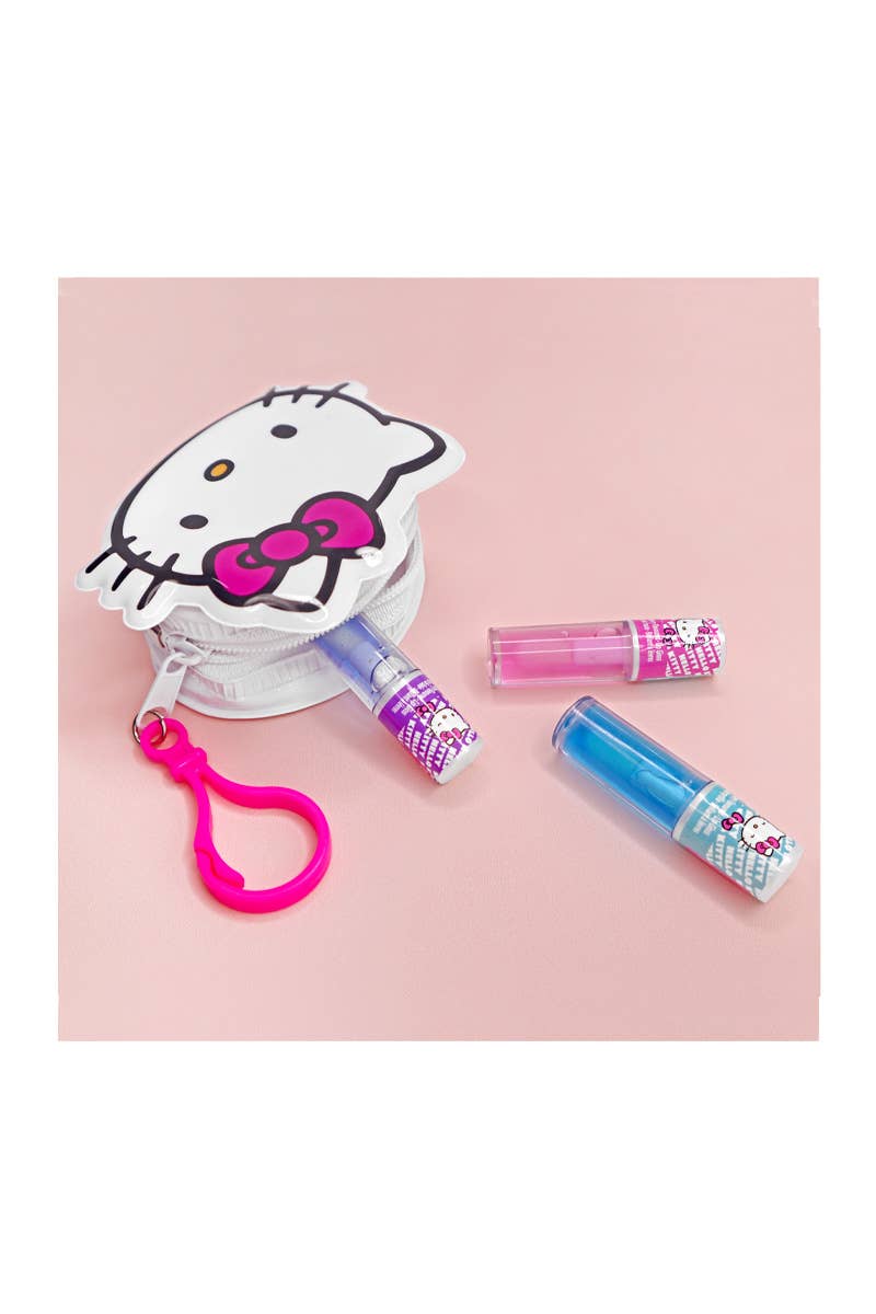 UPD HK1143GG Hello Kitty Lip Gloss w/ pouch set