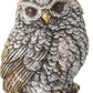 Silver and Gold Metallic Resin Owls