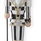 Assorted Black & White Harlequin Check Nutcracker