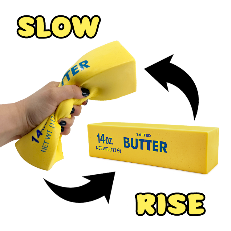 Fun Doh 10" JUMBO Butter Squish Slow Rise