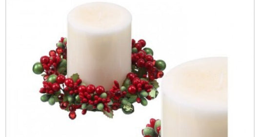 PEARL BERRY/JEWEL CANDLE RING