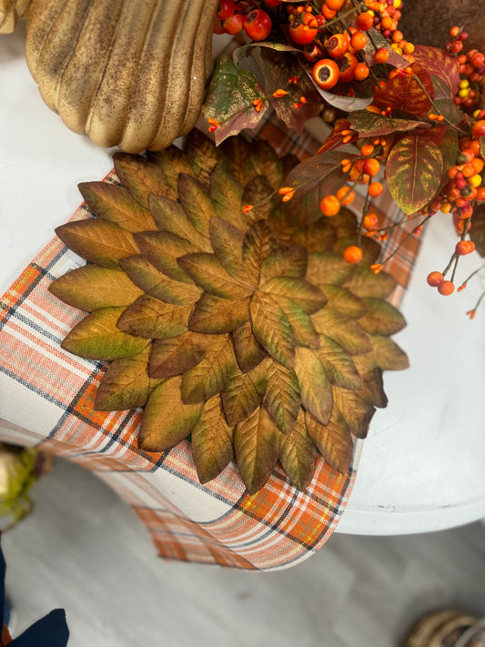 Fall leaves placemat