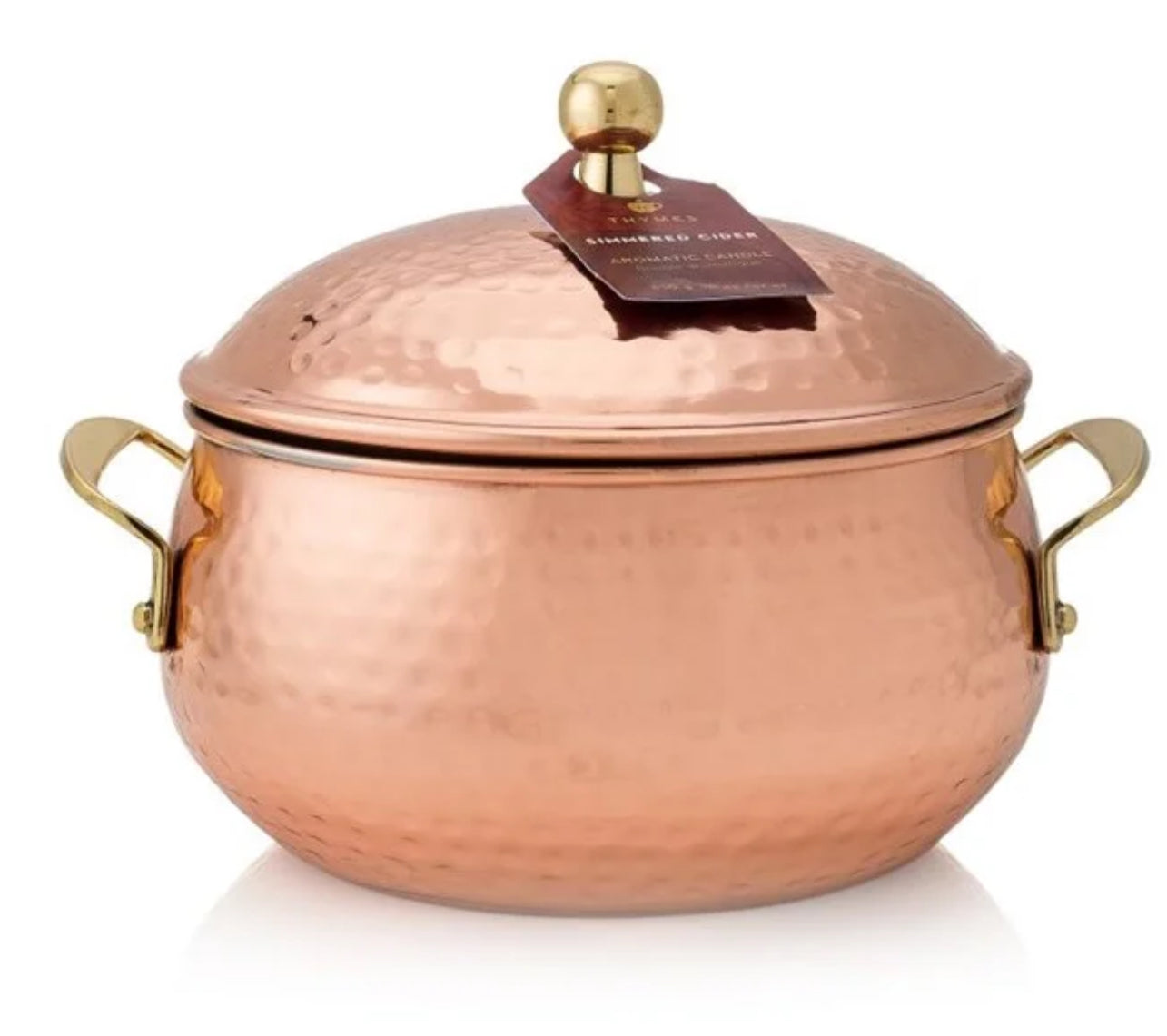 Simmered Cider Poured Candle, Copper Pot 3-Wick