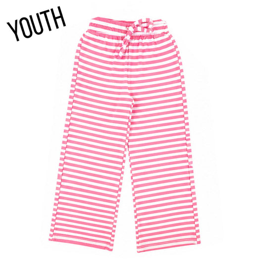 KD-MC-STRIPE MONO-TAG PATCH YOUTH PANT-NEON PINK