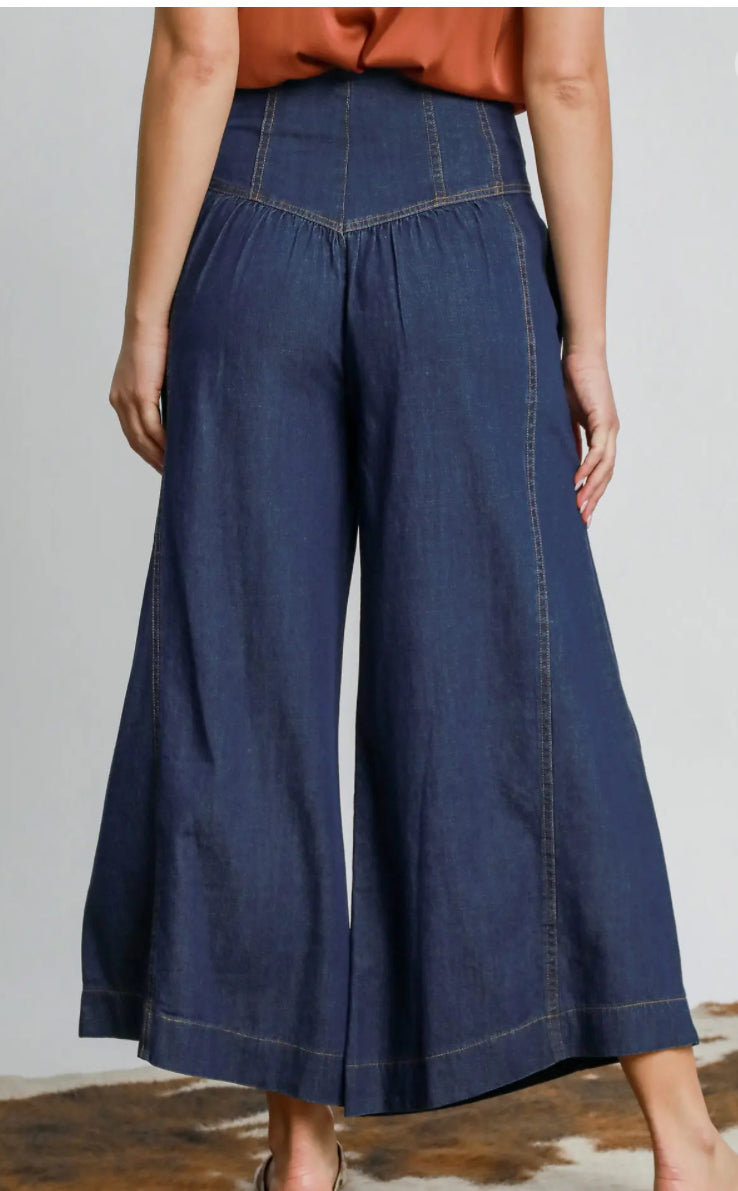 Western Style High Waist Pants