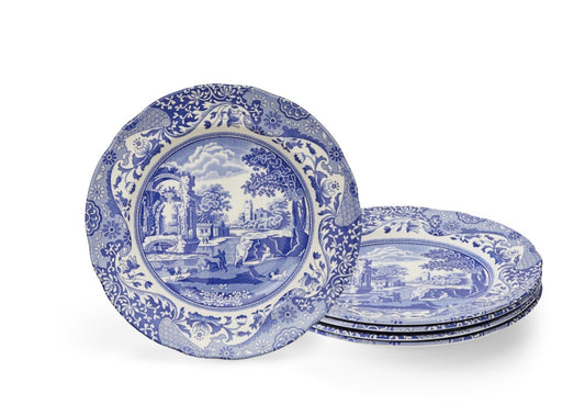 Blue Italian Luncheon Plates
