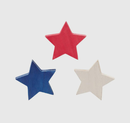 Washed stars set of 3