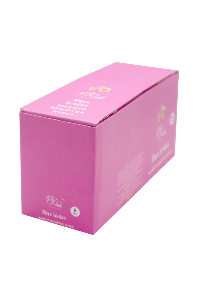 PxLook Cosmetics N-201-14 Rose Water Makeup Remover Wipe -
