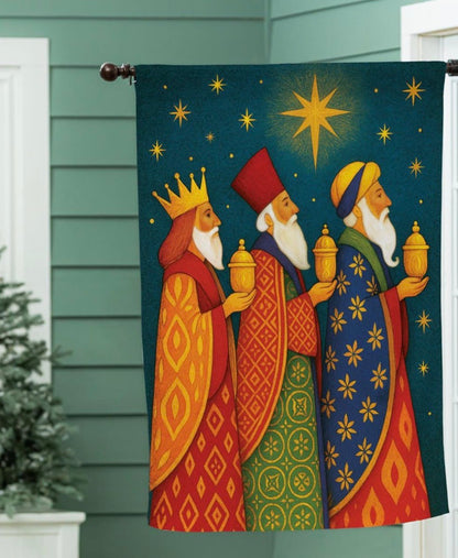 The Three Kings Suede Flag