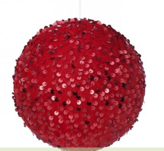6" SEQUIN BALL ORNAMENT