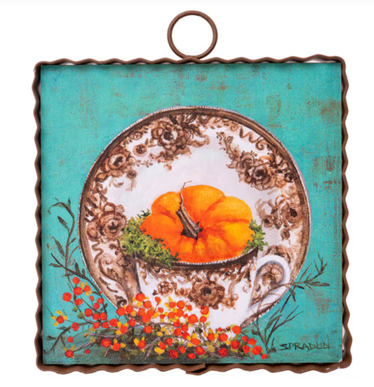 Mini gallery brown transferware
