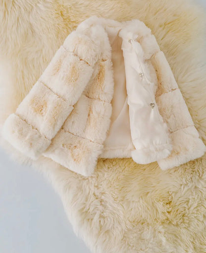 Fur jacket for kids