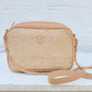 Bryce Crossbody Natural Lattice Tan