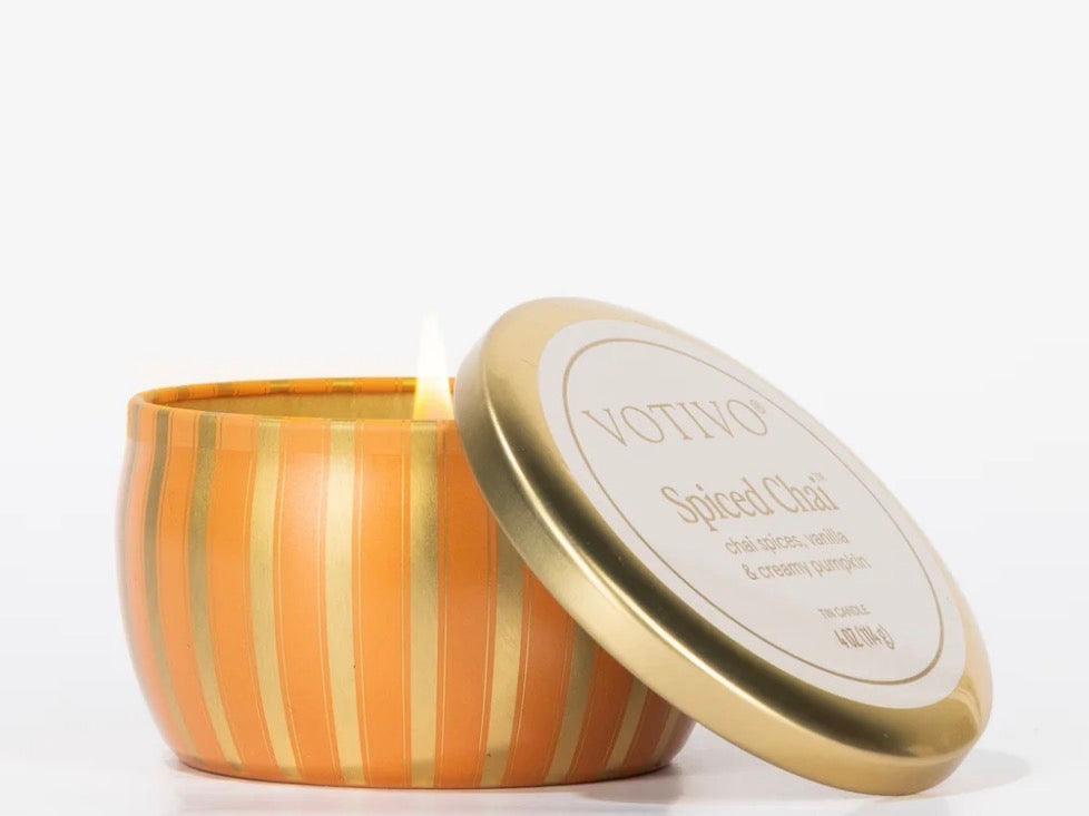 Votivo Holiday Tin Candle