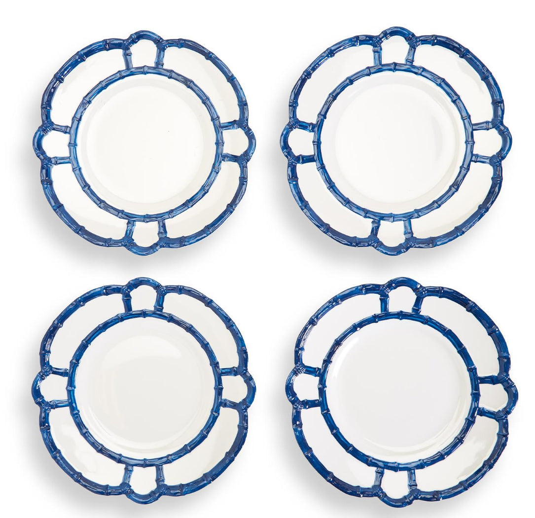 Navy Bamboo Dinner Plates