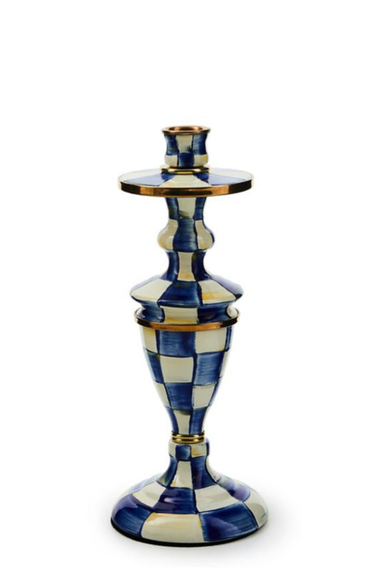 royal check medium candlestick