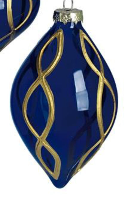 Gold etched ornaments