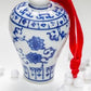 3” ceramic ginger jar ornaments