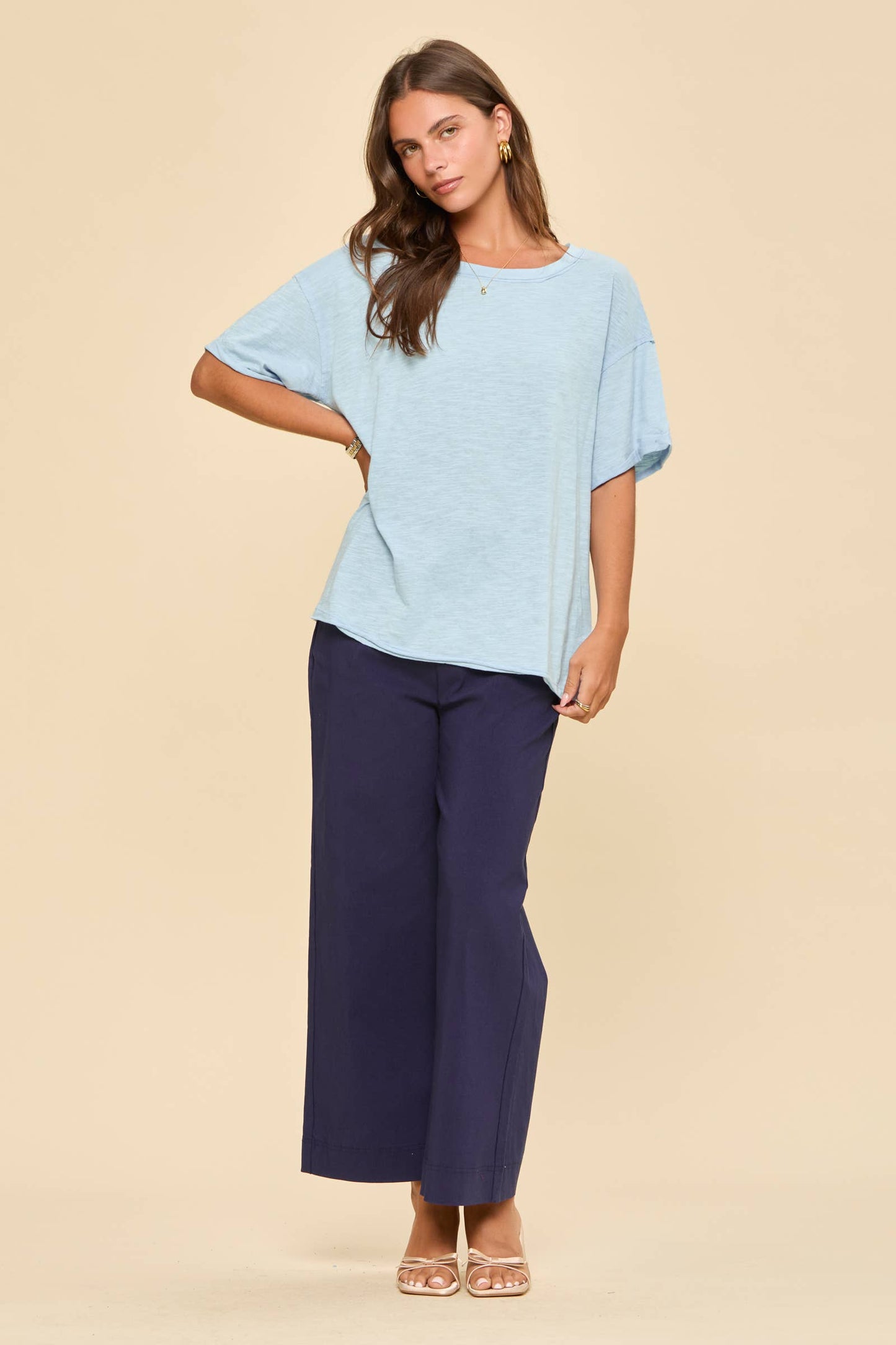 Short Sleeve Cotton Top