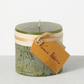 GREEN TIMBER PILLAR CANDLE