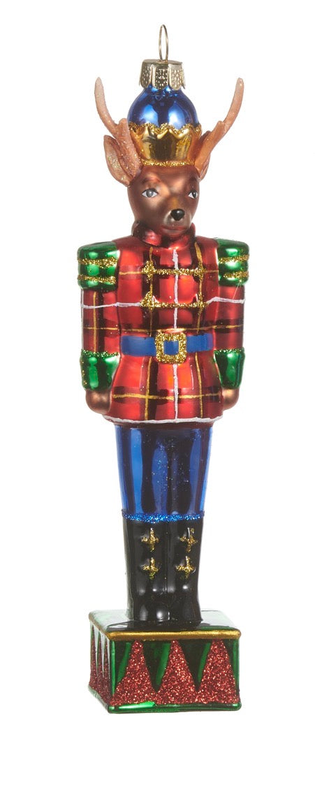 6.5" Deer Nutcracker Ornament
