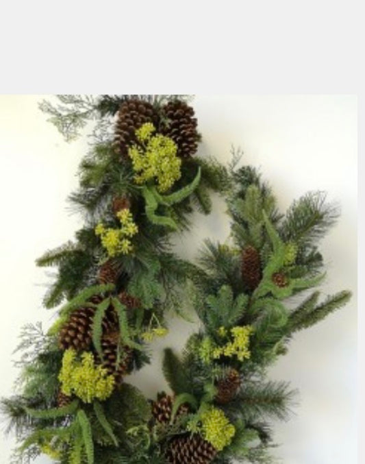6FT PINE & SEED GARLAND