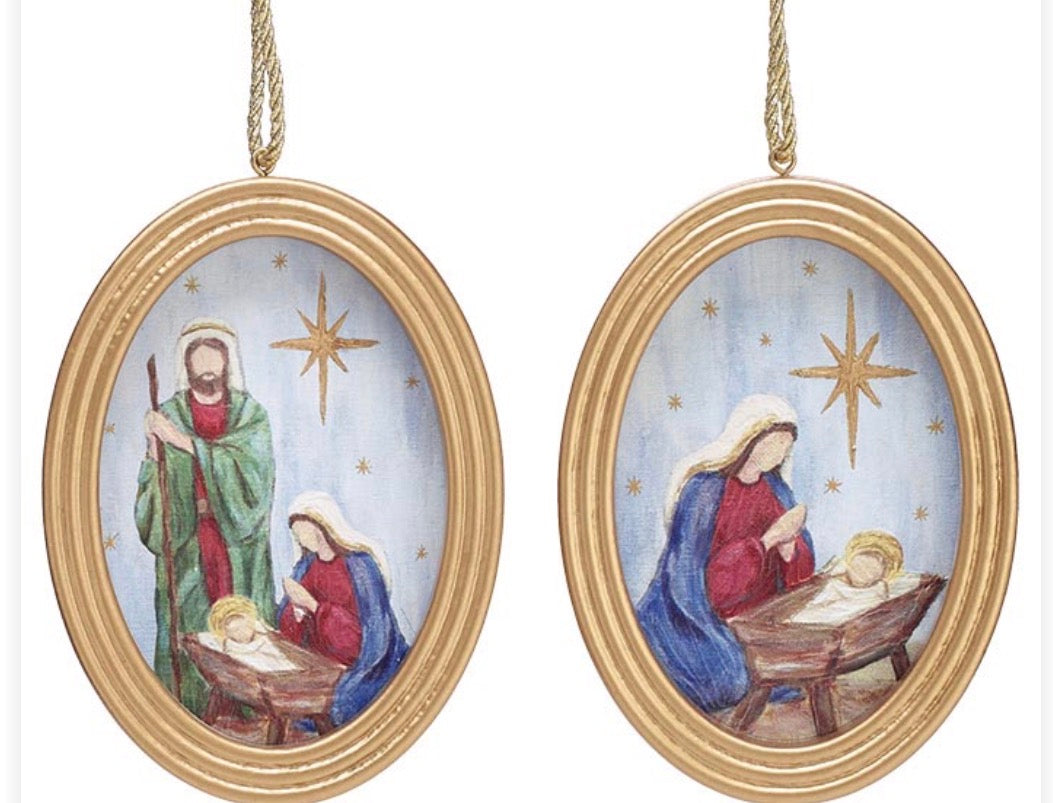 FRAMED RELIGIOUS ORNAMENTS