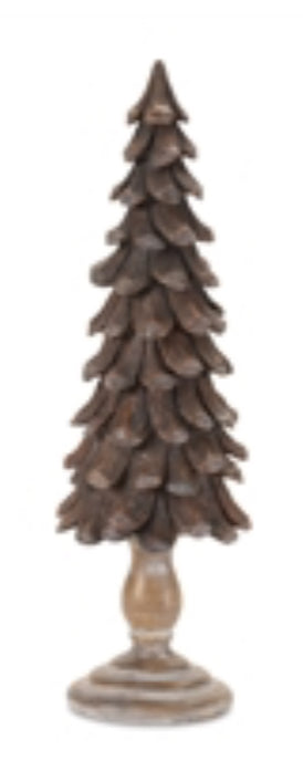 Pinecone tree on base