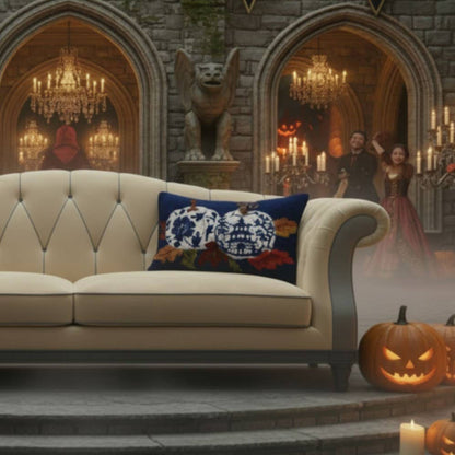 Chinoiserie Pumpkins Hook Pillow