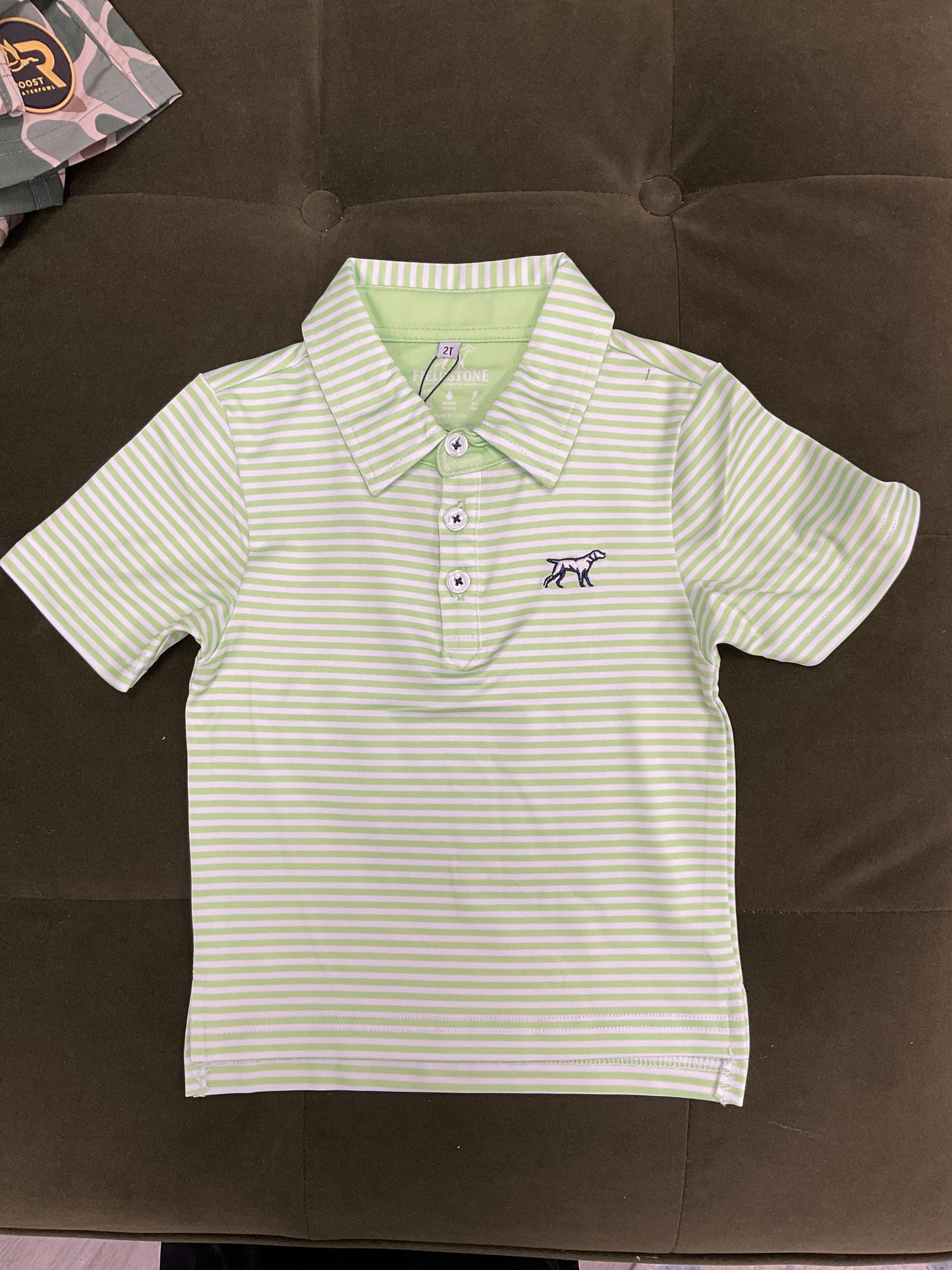 The Marshall polo youth-lime