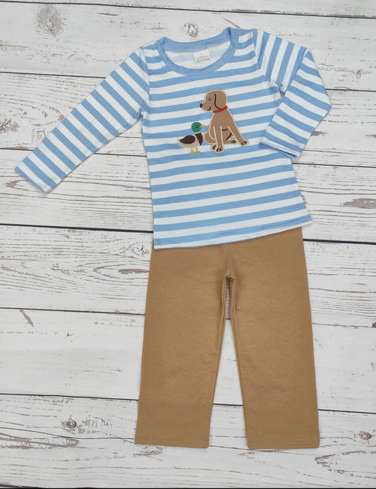 Boys duck pants set