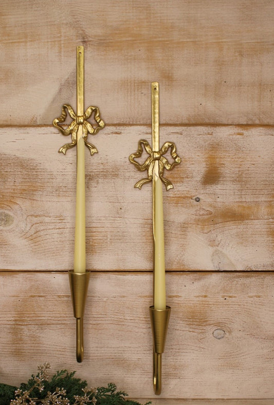 4x3x24" Gold Iron Wall Candle Sconce