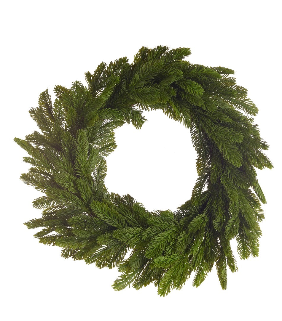 26" Bright Green Cedar Wreath