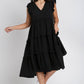 Plus Ruffle Tiered Midi Dress