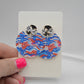 July 4th Earrings, Acrylic Earrings, Fourth of July