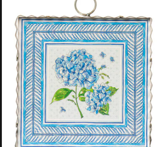 Mini Beck’s blue Hydrangea charm