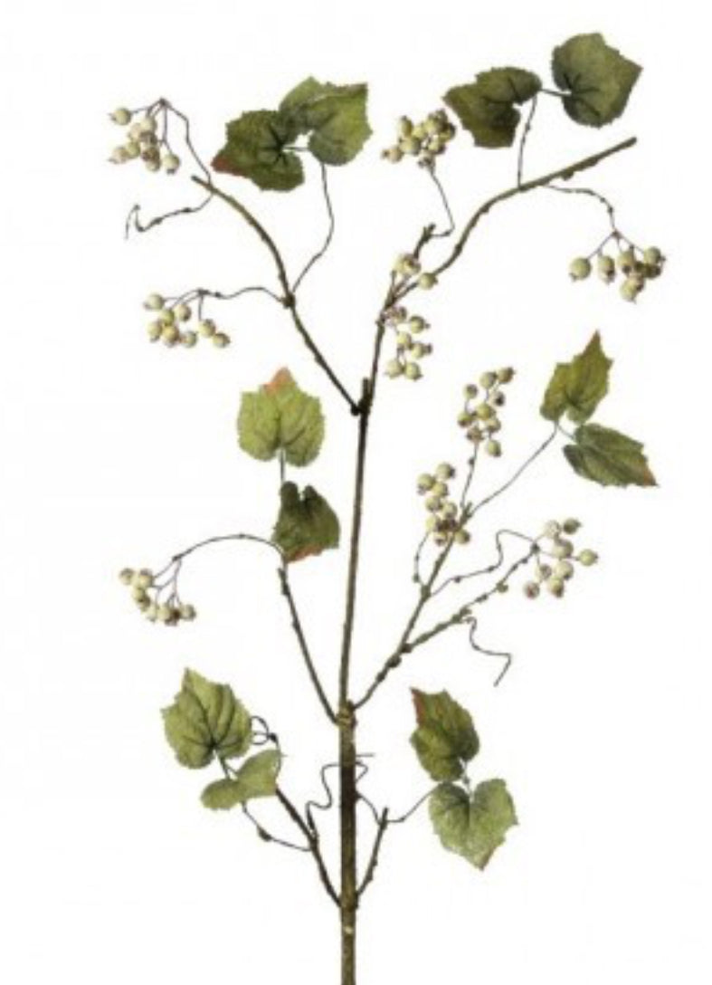 WEATHERED GRAPE VINE/ BERRY SPRAY 44"