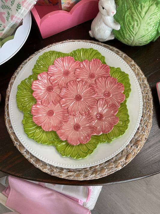 Floral bouquet plates
