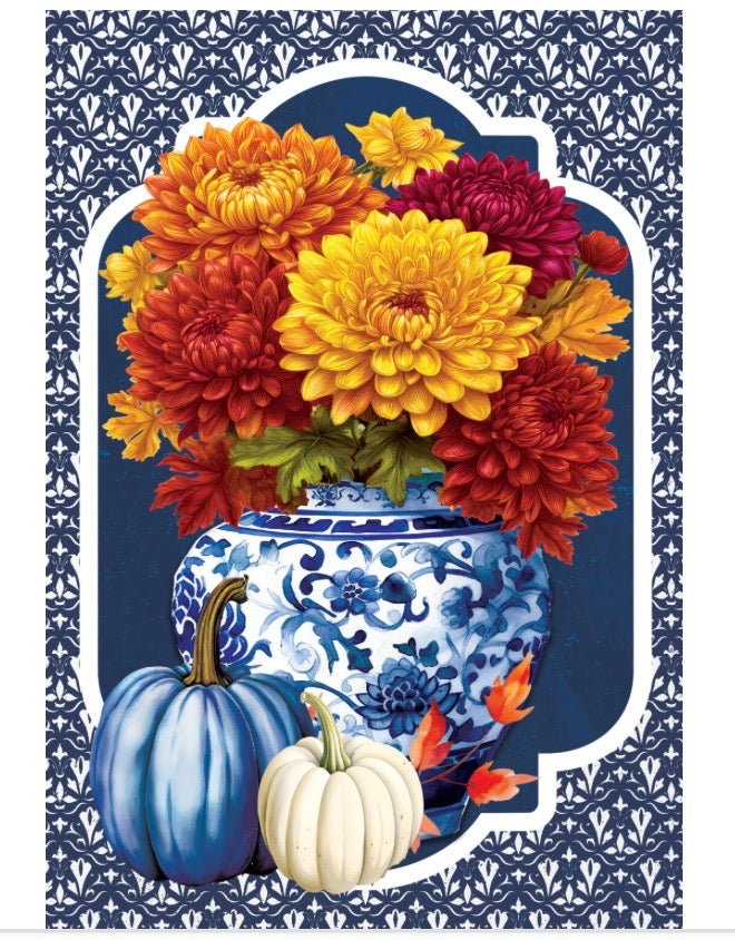 Wind Current Chinoiserie Fall Mums