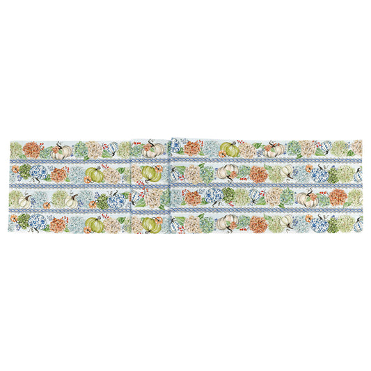 72" Long Fall Hydrangea Table Runner Rosanne Beck Autumn