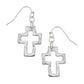 Silver Cross Earrings